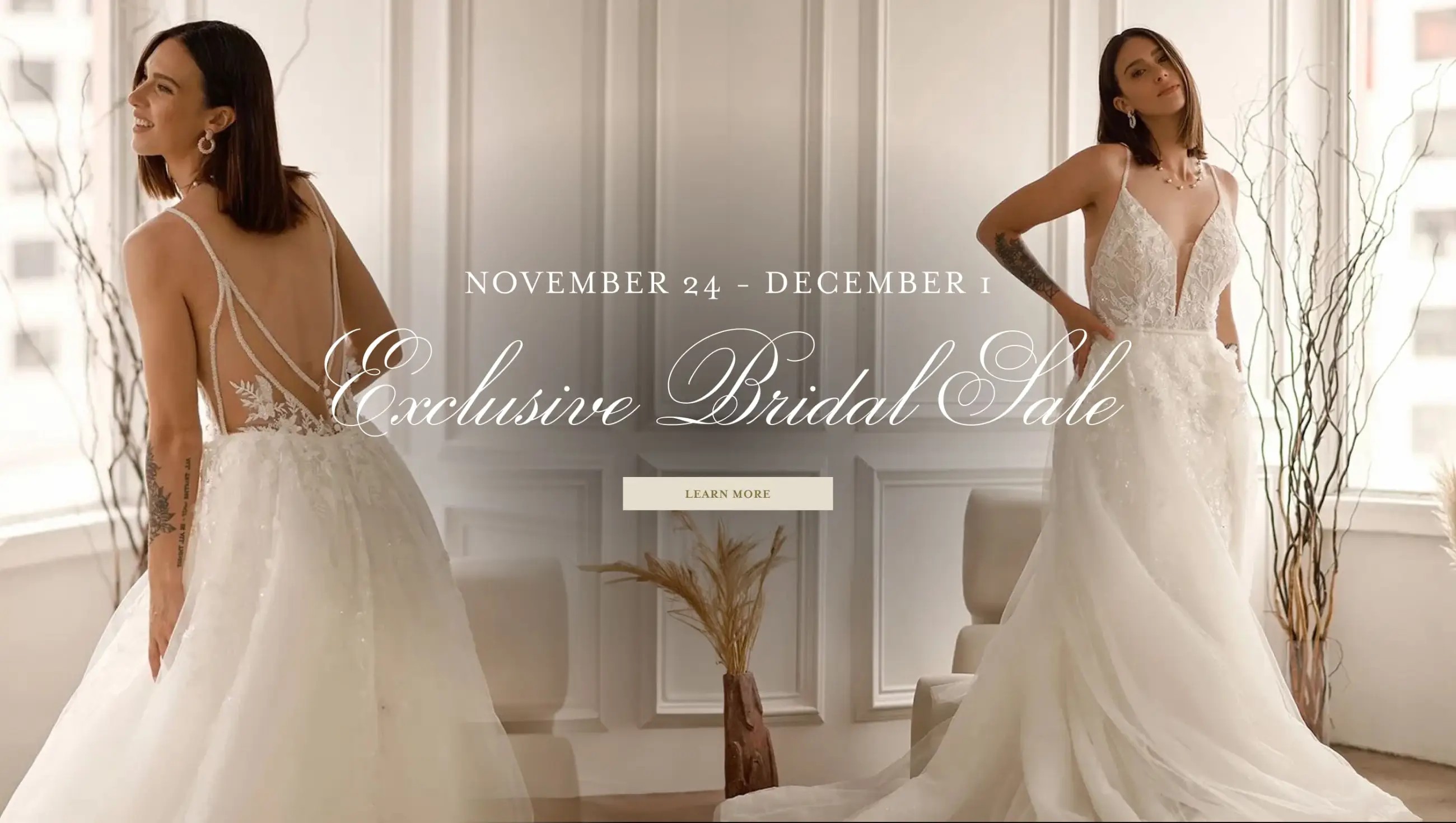 exclusive bridal sale