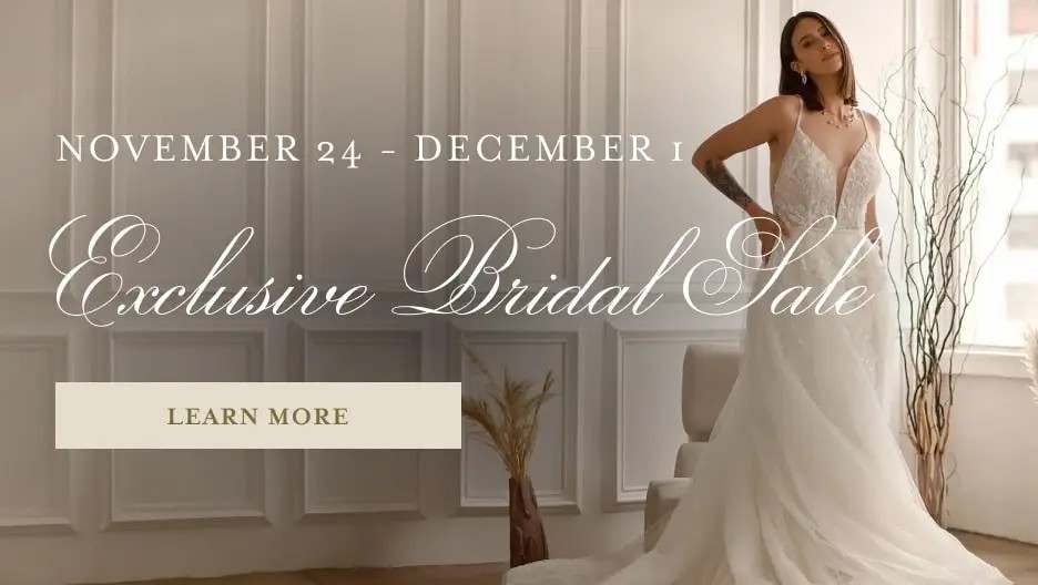 exclusive bridal sale